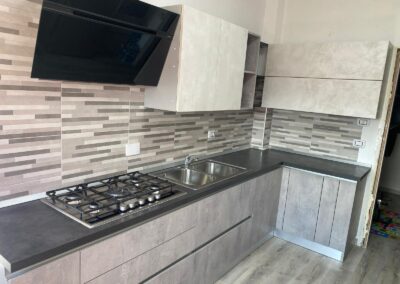 Cucina montata dopo trasloco a Torino